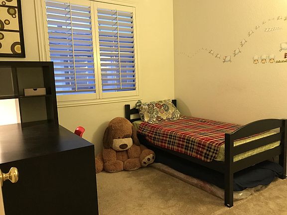 Twin bed with hardwood desk