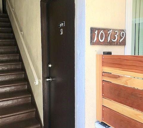 Front Door to Apartment.