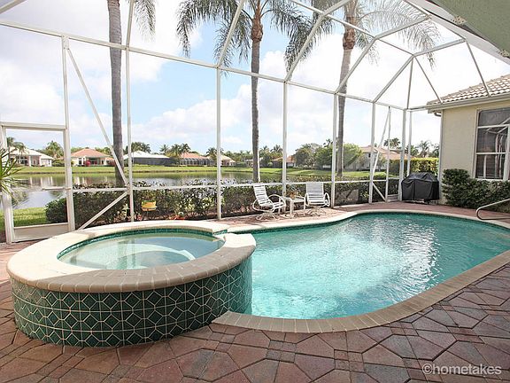 Courtyard water view