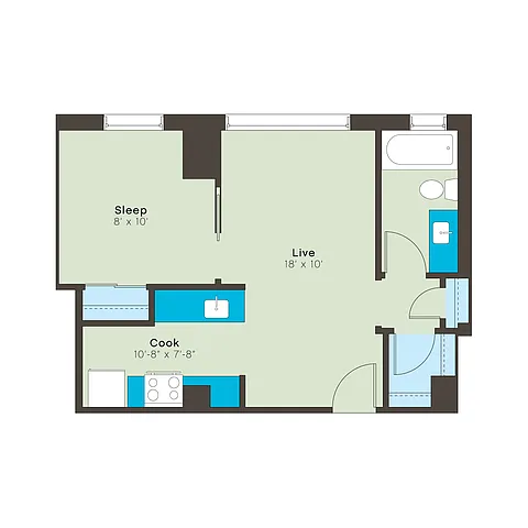 Floor plan bel1bT13