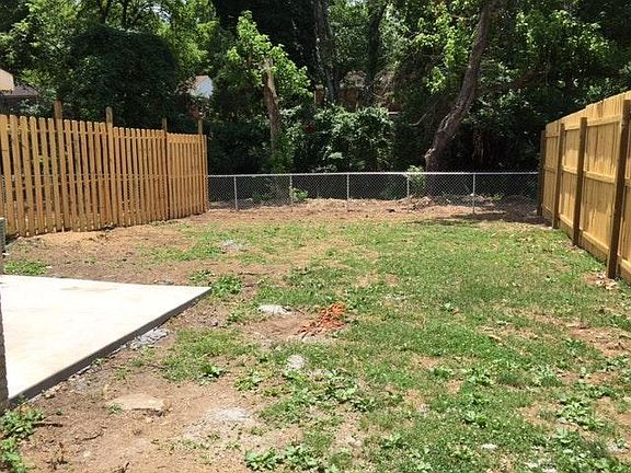 Large privacy back yard