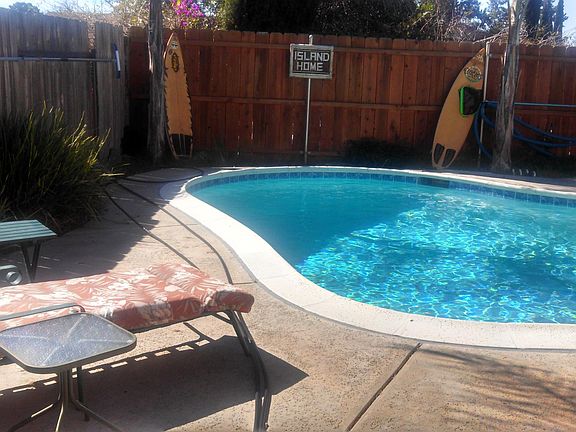 Pool area looking south.
