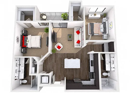 Floor plan Santorini