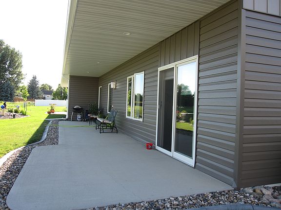 Back patio facing south