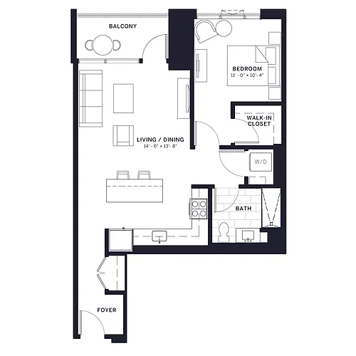 Floor plan Hudson (C2)