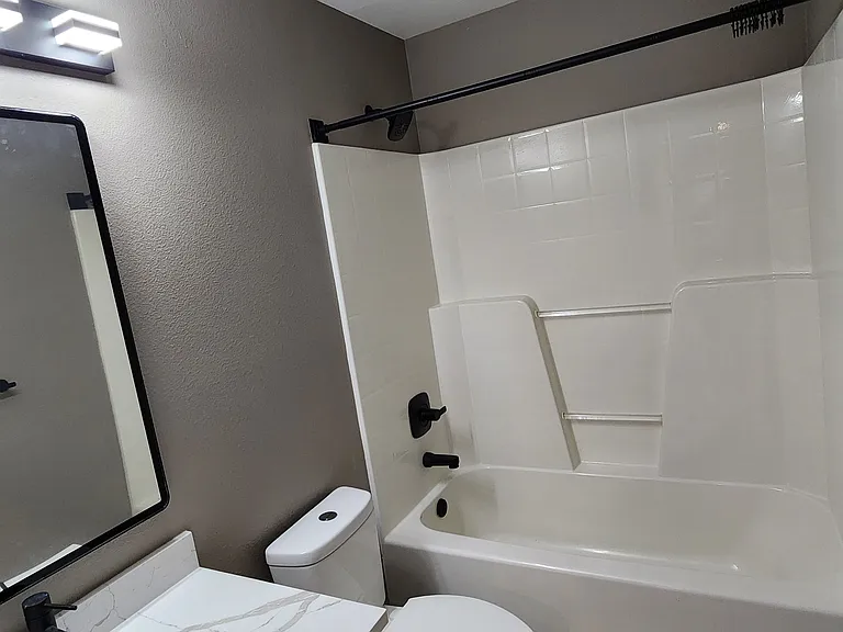 Upstair guest bathroom.