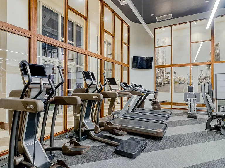 Our spacious fitness center offers a variety of equipment to meet your needs.