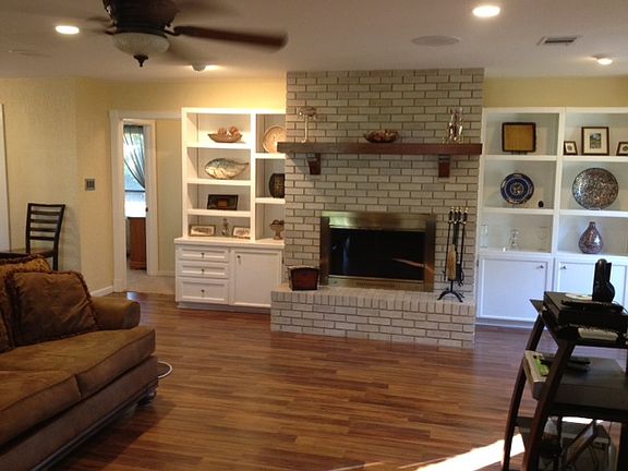 Living room built ins