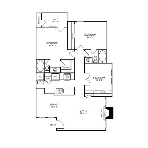 Floor plan C1