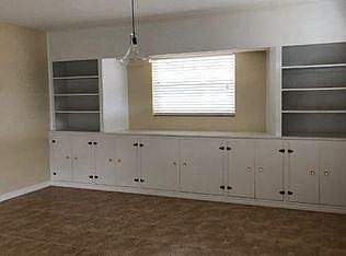built ins in the dining/living room