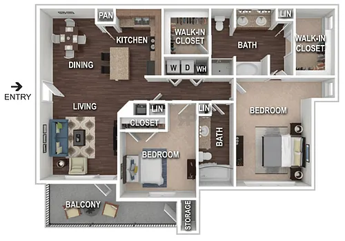 Floor plan B3