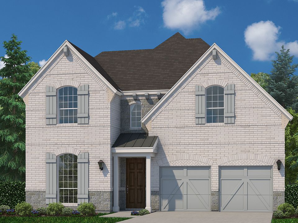 Plan 1137 Elevation C with Stone