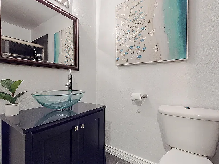The recently renovated bathroom!