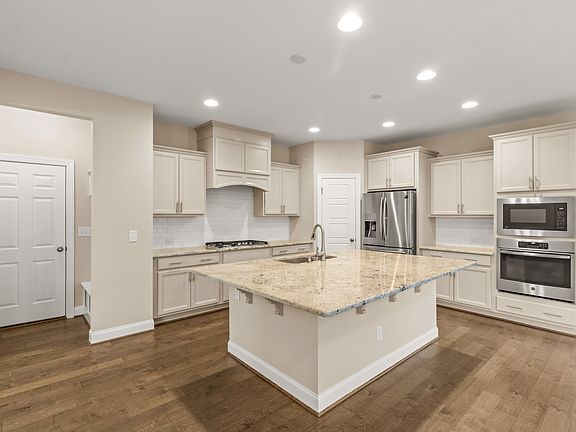 Kitchen with appliance