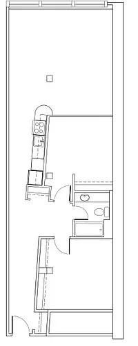 Floor plan Two Bedroom - Affordable