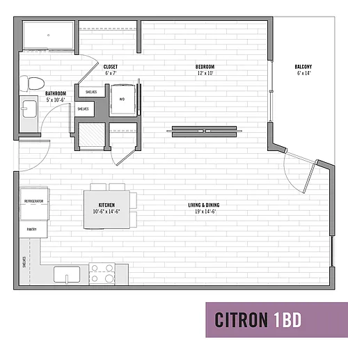 Floor plan Citron