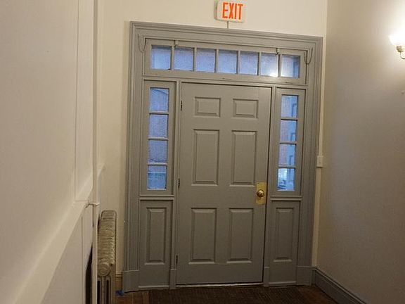 Front door from the inside.