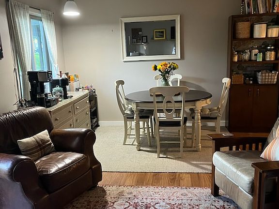 The living room area