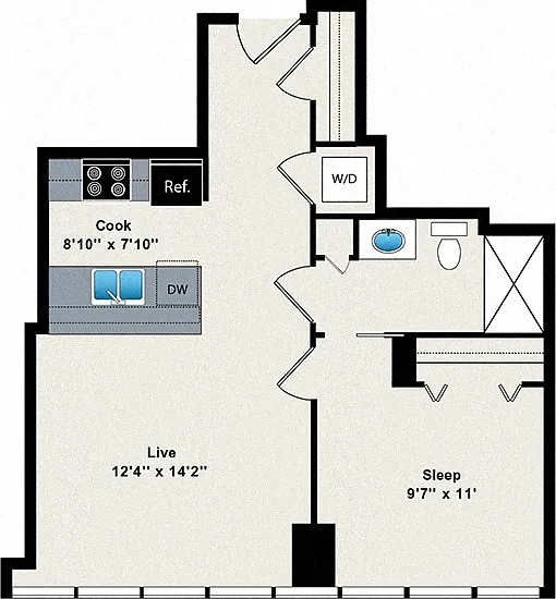 Floor plan A1 - 504