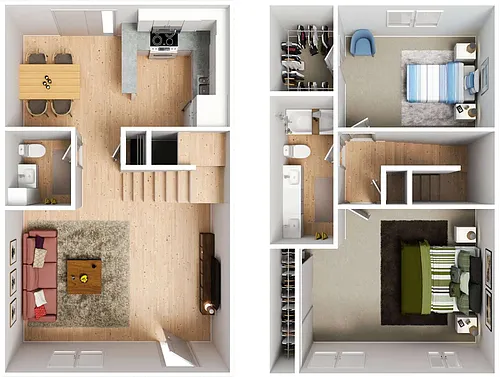 Floor plan Townhome