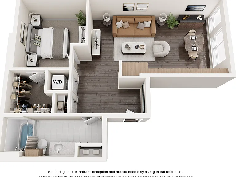 Experience modern living in this chic one-bedroom apartment designed for comfort and style. Experience modern living in this chic one-bedroom apartment designed for comfort and style.