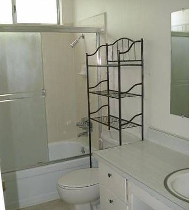 Well lit, spacious bath!