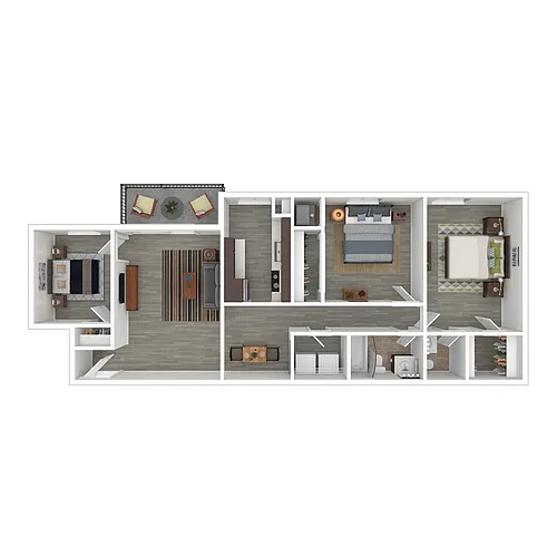 Floor plan 3Ax1.5 T1