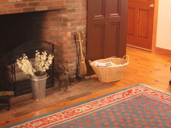 Rumsford fire place in living room
