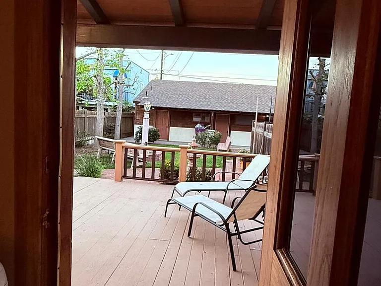 backyard view from living room
