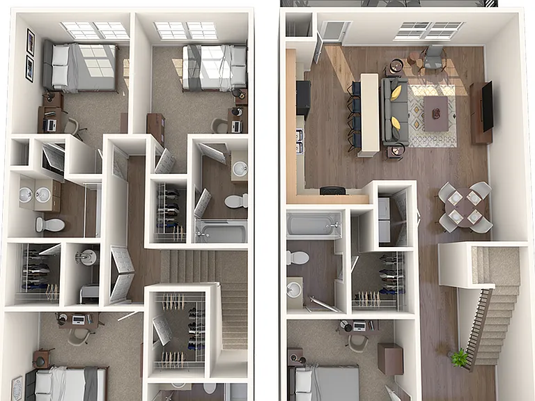4 Bedroom Townhouse 4 Bedroom Townhouse