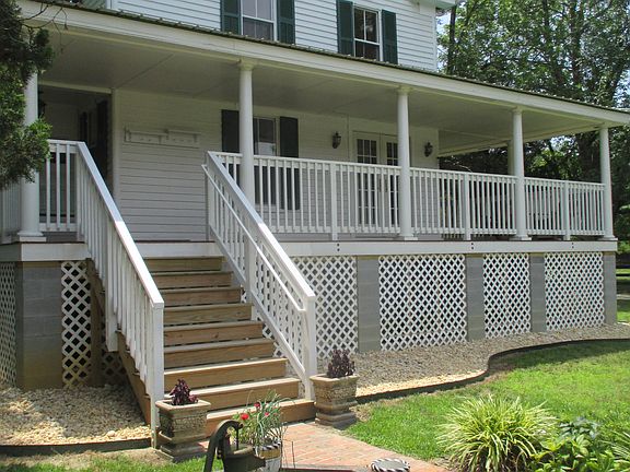 Back view wrap around porch