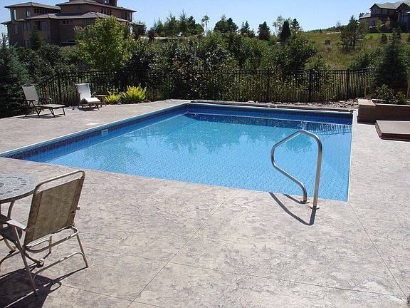 Inground Pool with Automatic Cover