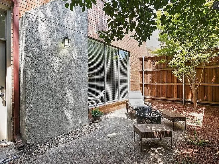 Attached private patio to the unit