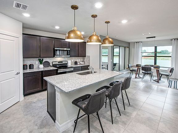 Kitchen with optional move-in ready package