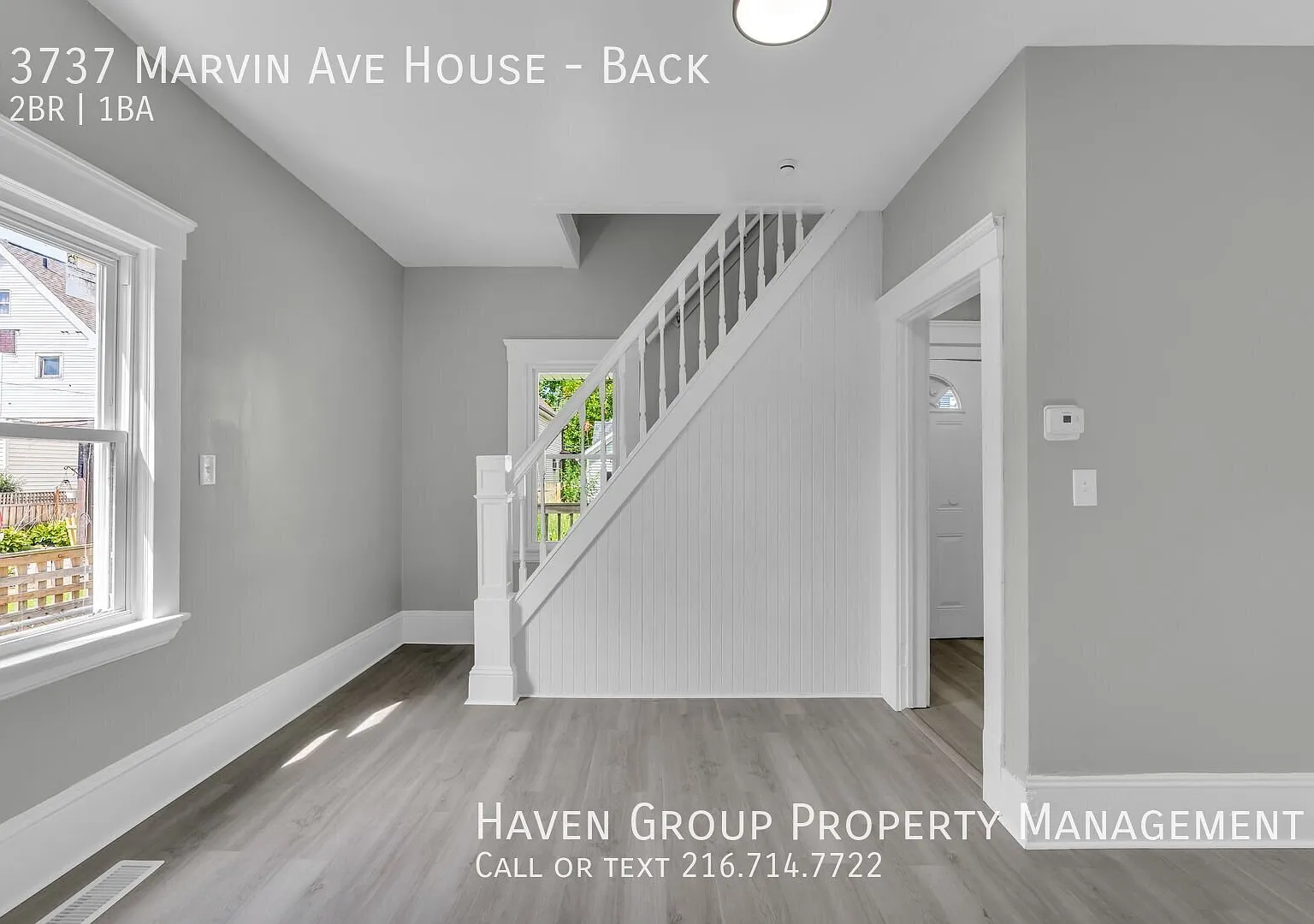 3735 (3737) Marvin Ave | Back House, Cleveland, OH 44109 - Spacious 2-bed 1-bath multi-family — Photo 3