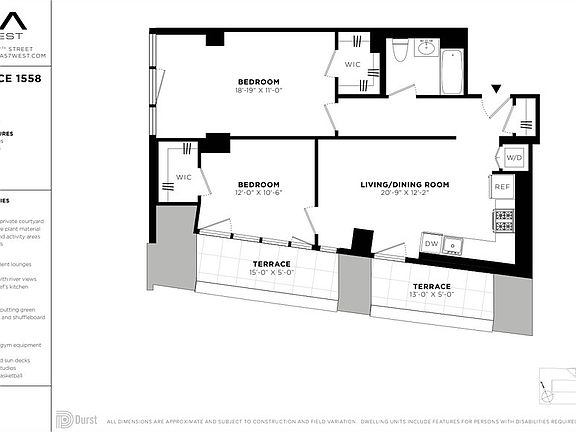 2nd image of 625 W 57th St APT 1558