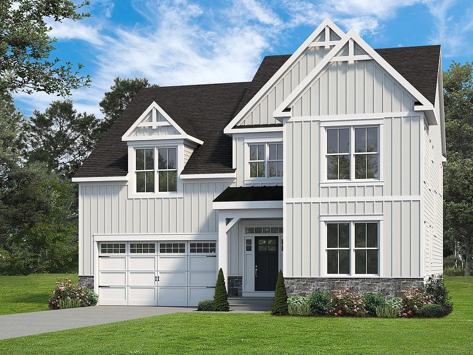 Modern Farmhouse Elevation colors may vary