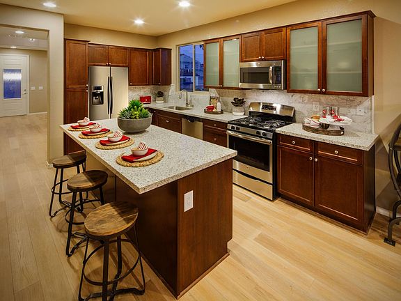 Homesite 82 has a spacious and stylish kitchen