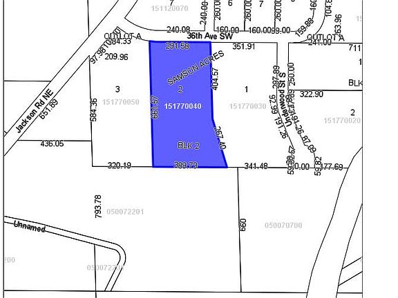 Samson Acres Plat 151770040