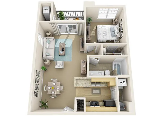 Floor plan Union