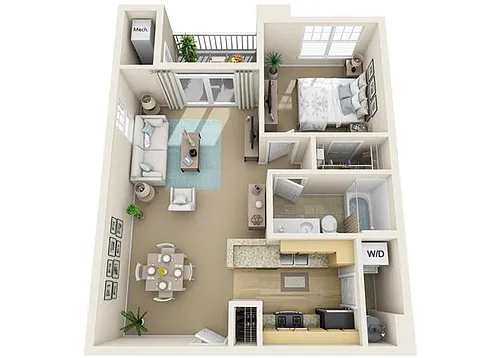 Floor plan Union
