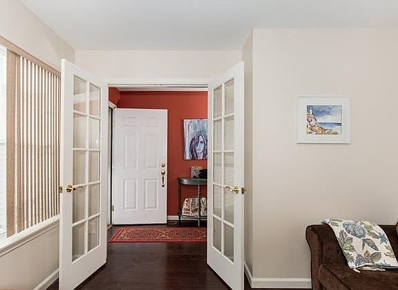 French Doors to Office