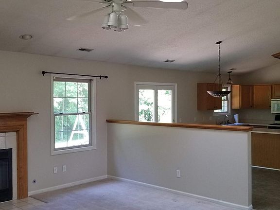 living room overlooking kitchen