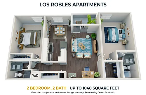 Floor plan Two Bedroom