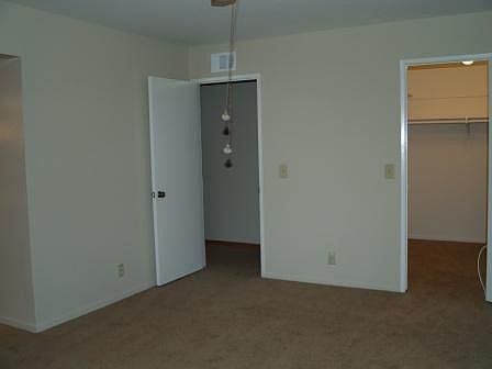 Spacious master bedroom with walk-in closet