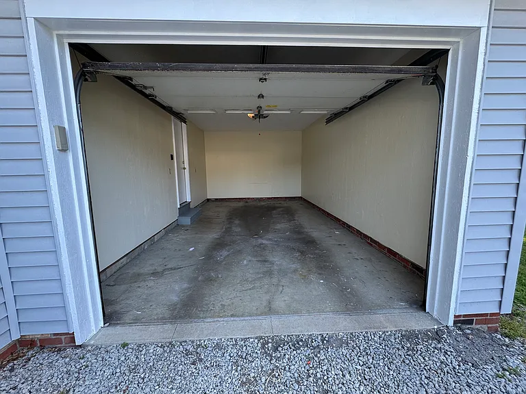 One car attached garage