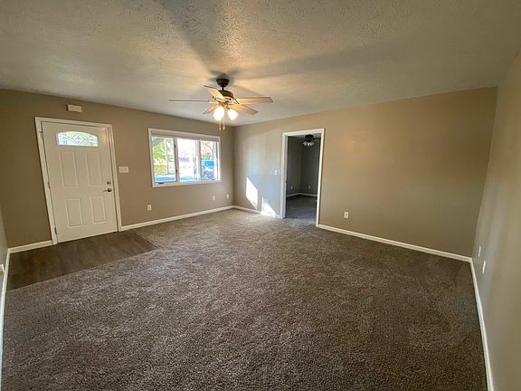 Living room looking into the bedroom