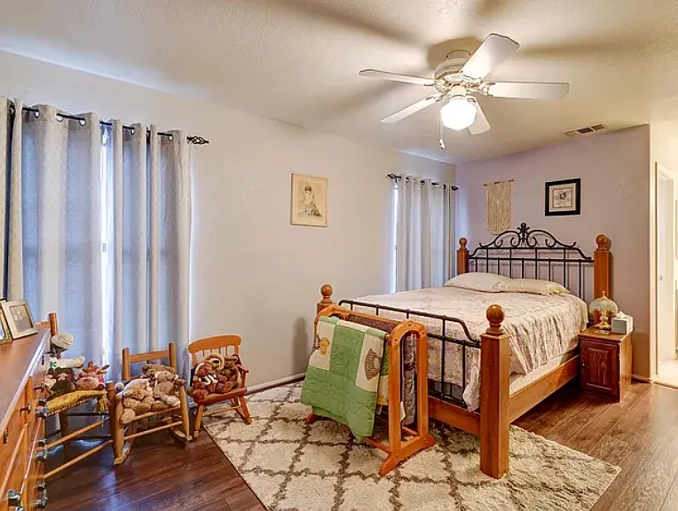 Large master bedroom.