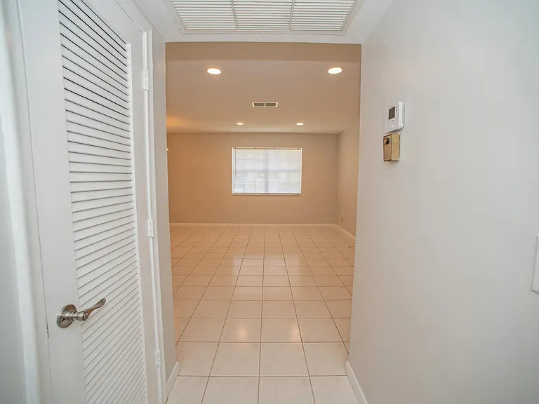 Entry with coat closet