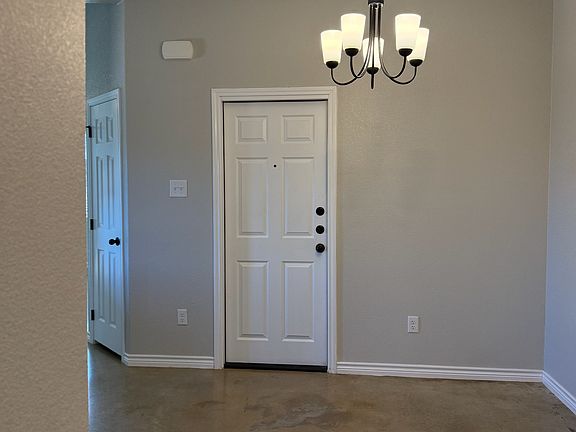 Dining area to garage door